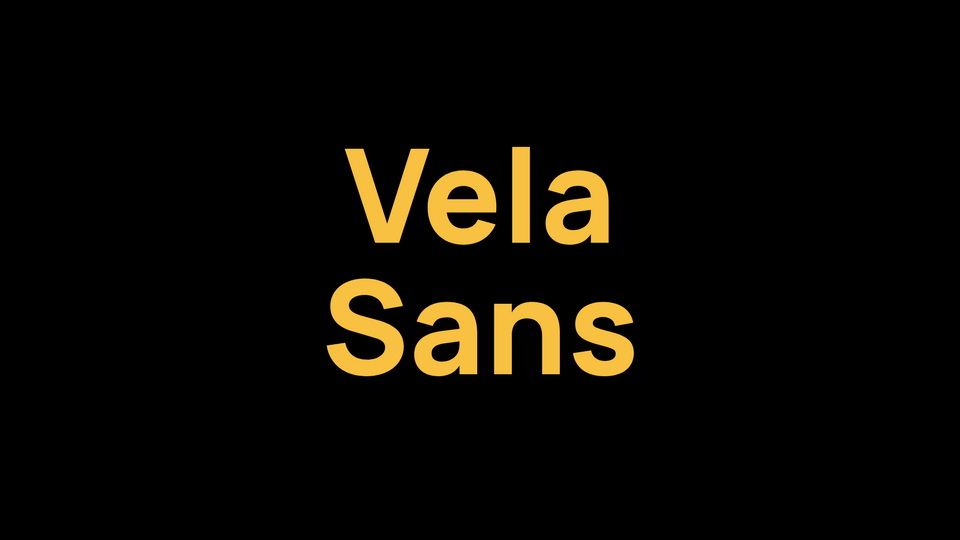 Vela Sans: A Versatile and Stylish Contemporary Grotesque Font