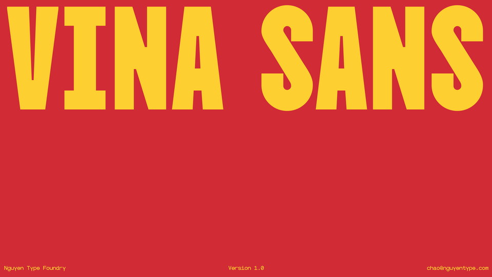  Vina Sans: A Typeface Inspired by the Typography of Vietnamese Streetscape