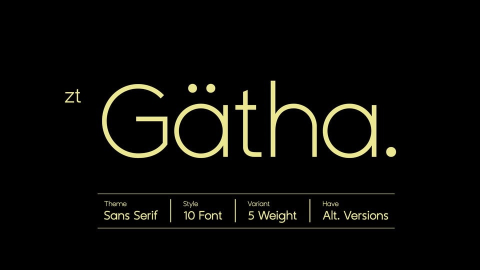 

ZT Gatha: The Ultimate Evolution in the Gatha Duo Font Family