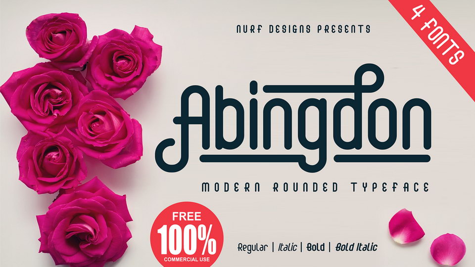 

Abingdon: A Versatile Font Family with a Vintage Charm