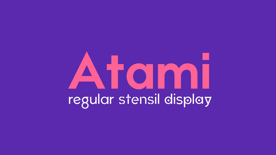 

Atami: A Modern San-Serif Font Family for Logotype Design