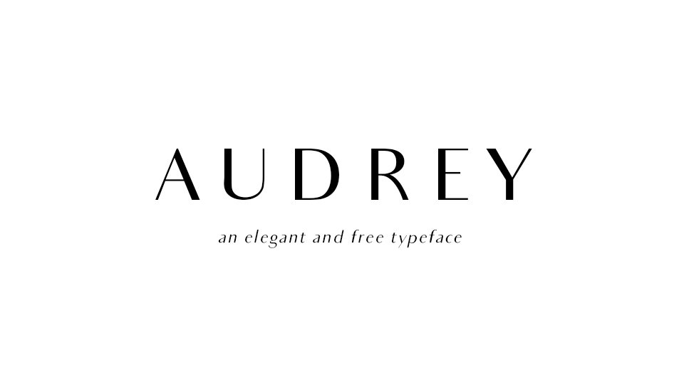 

Audrey Font Family: An Elegant and Classy Typeface with a Feminine Touch