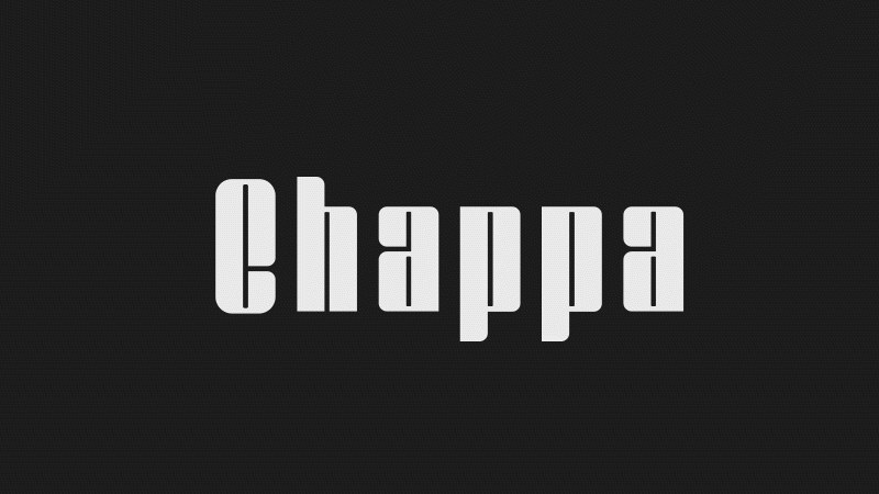 

Chappa: A Powerful and Unique Typeface That Stands Out From the Crowd
