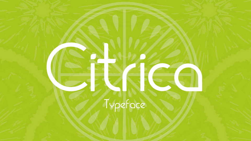
Citrica: A Free Geometric Sans Serif Font