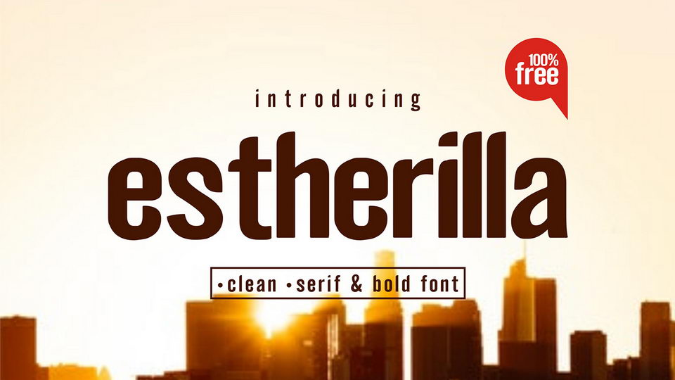 
Estherilla - Clean, Bold, and Soft Sans Serif Font