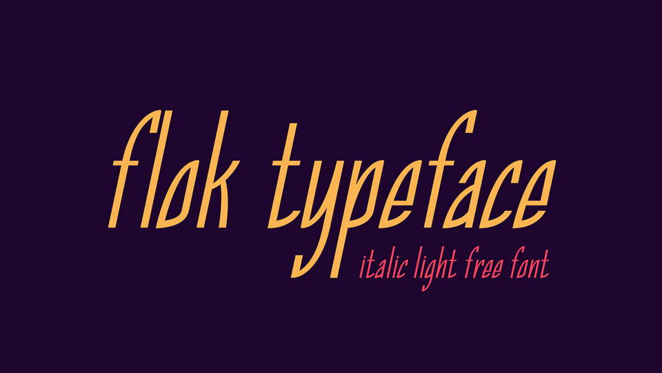 

Flok: An Eye-Catching and Versatile Font for Creative Projects