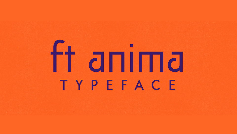 

Ft Anima: A Remarkable Geometric Typeface With Versatility and Appeal