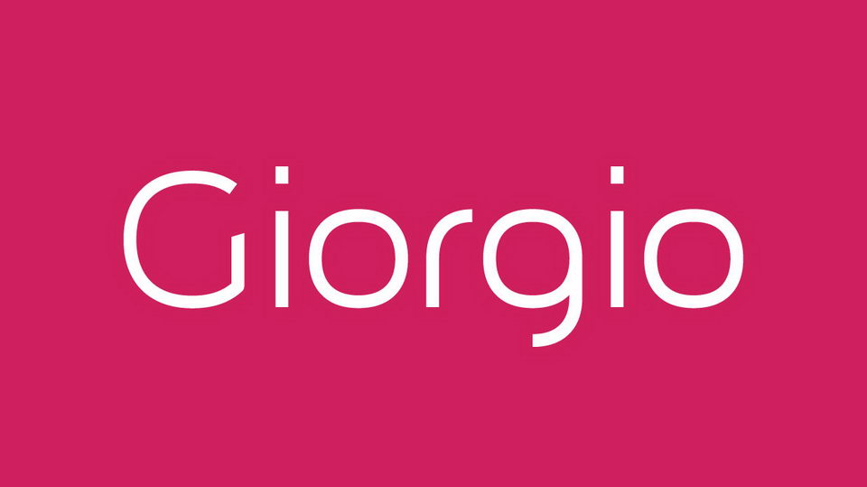 

Giorgio: A Modern and Versatile Sans Serif Typeface Perfect for Any Design Purpose