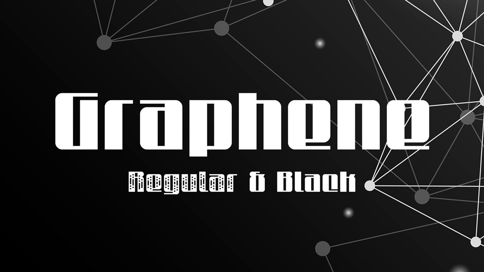 

Graphene: An Eye-Catching and Strong Font for Headlines, Banners and Logos