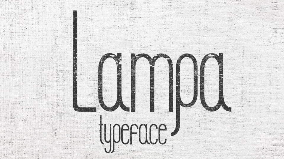 

Lampa: An Ultra-Narrow, Retro-Inspired Typeface