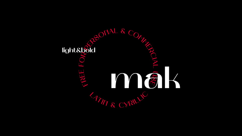 

Mak: A Unique Typeface Inspired by the Modern Experimental Sound of Ukrainian Folk Motifs