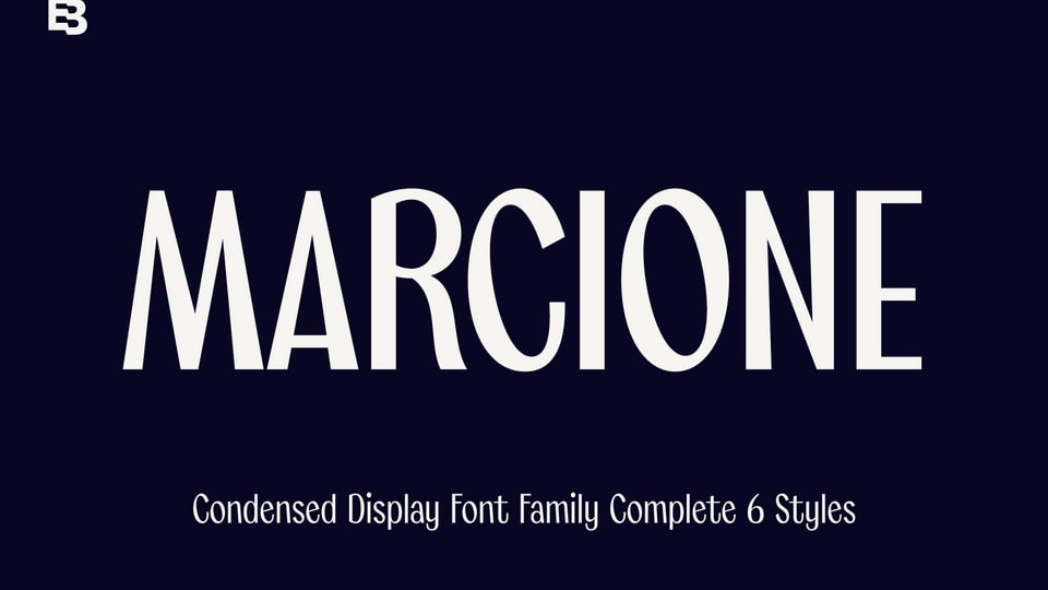 

Marcione: A Unique Blend of Deco and Grotesk Styles