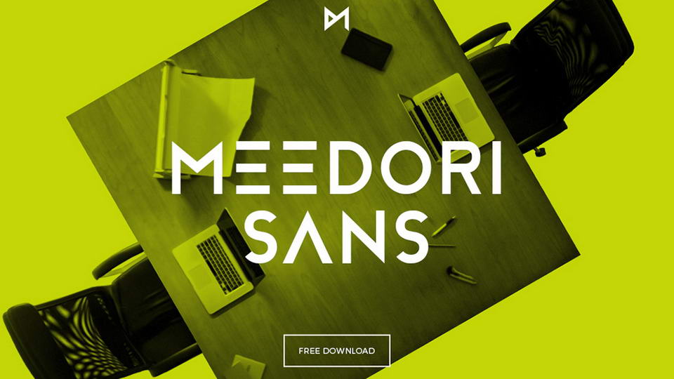 
Meedori Sans: A Free Geometric Display Typeface
