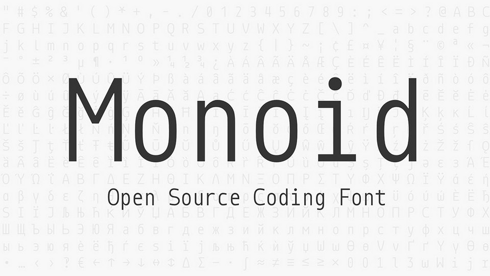 

Monoid: A Perfect Typeface for Coding
