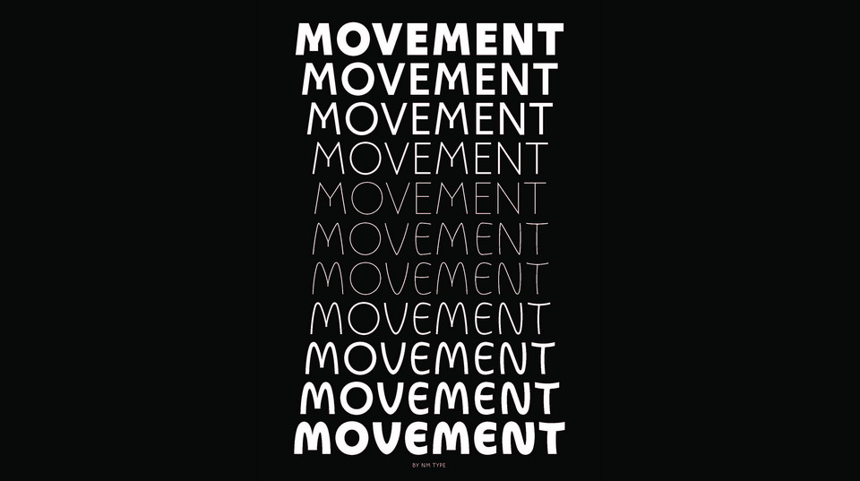 

Movement: Capturing the Grace and Beauty of Dance Through Typography