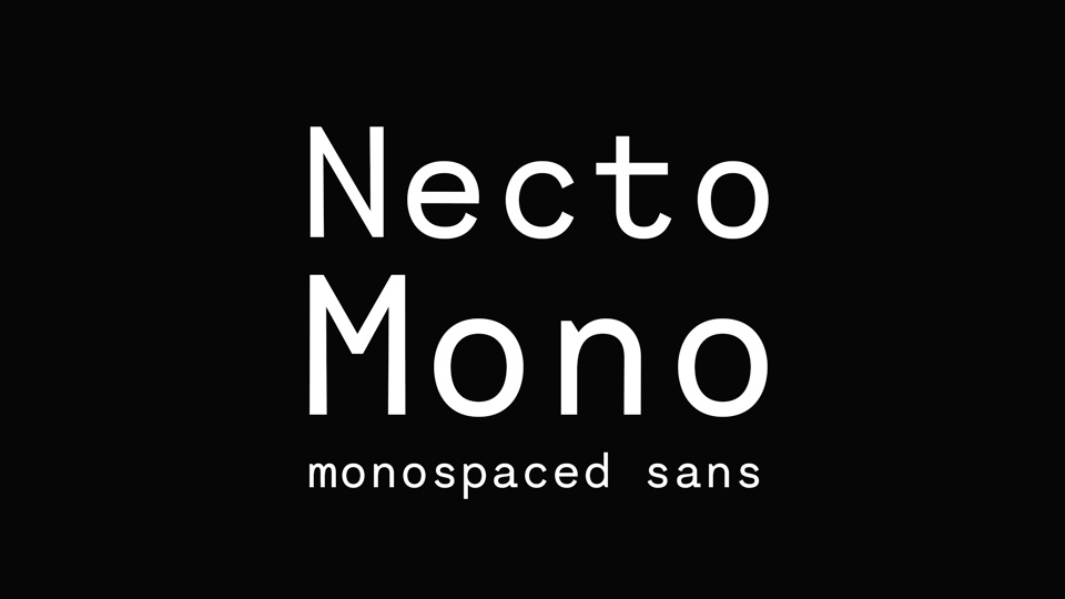 

Necto Mono: The Perfect Font for Graphic Design