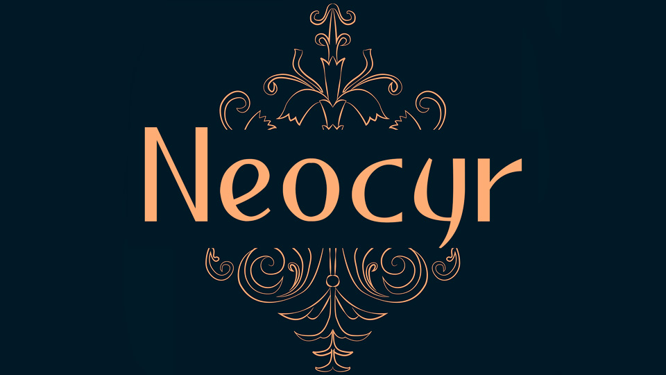 

The Neocyr Typeface: A Classic, Ornate Look with Latin and Cyrillic Characters