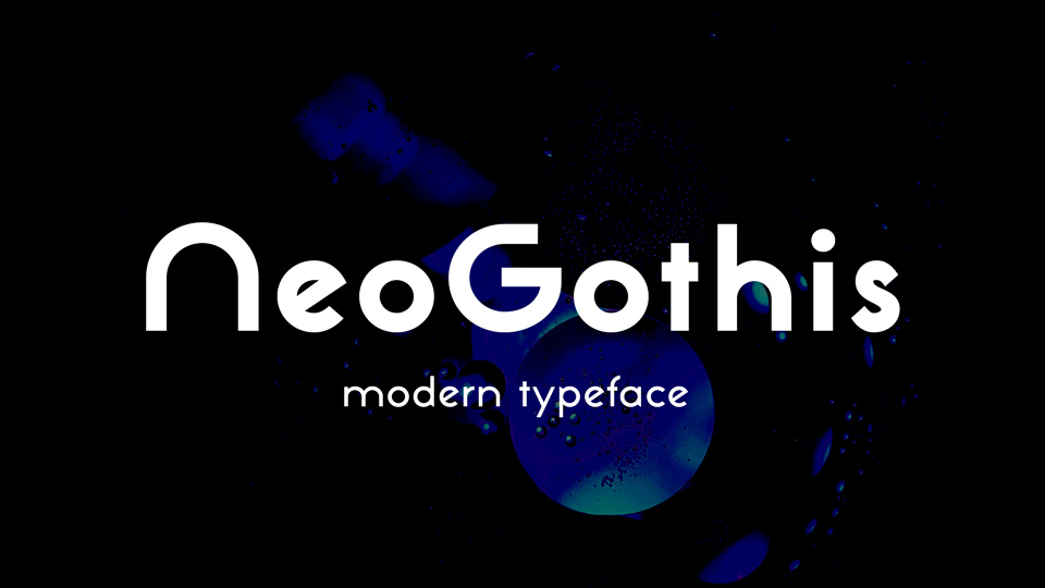 

NeoGothis: An Elegant and Highly Legible Modern Font