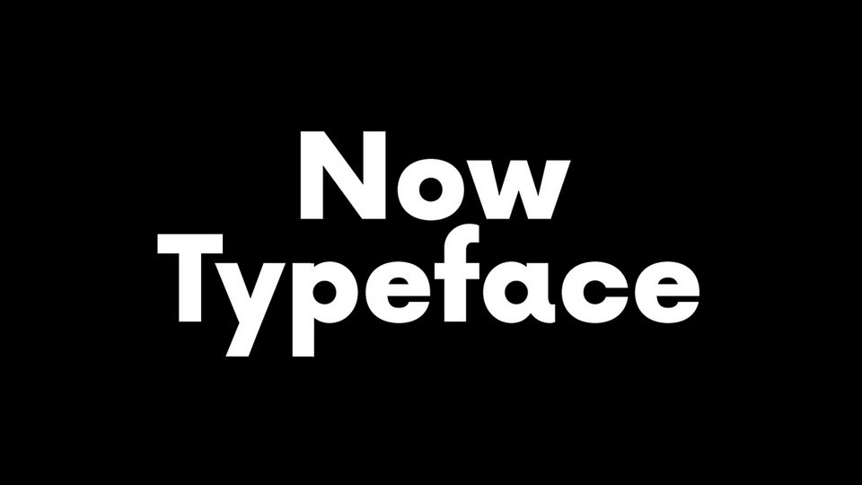 

Now: A Geometric, Low Contrast Font Family for Modern and Timeless Design