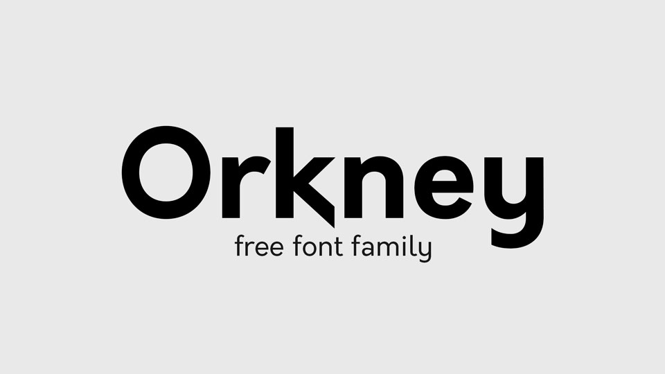 
Orkney: A Geometric Typeface