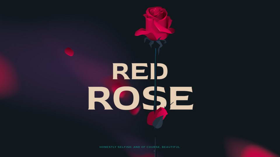 
Red Rose: A Free Exclusively Designed Display Typeface