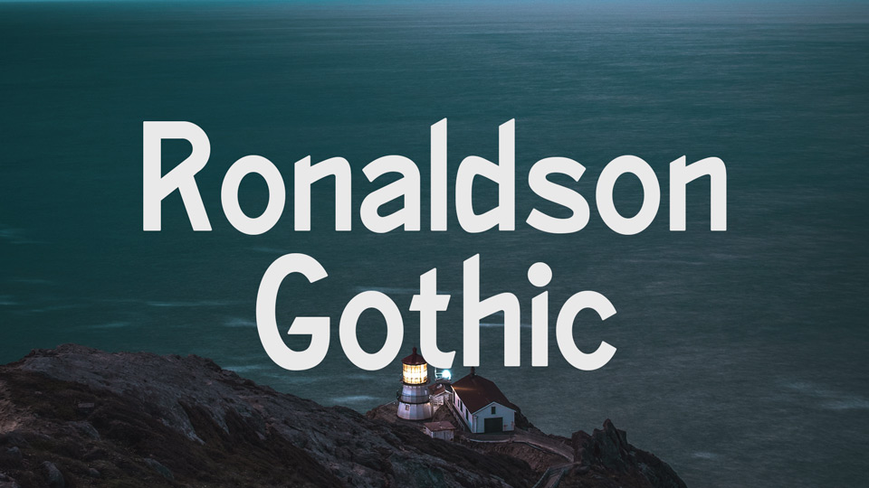 

Ronaldson Gothic: An Influential Font with a Lasting Impact