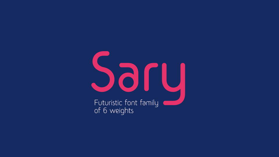 

Sary: A Remarkable Typeface That Embodies the Future of Design