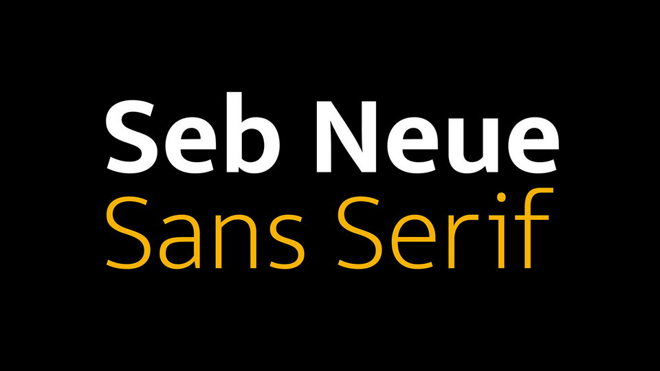 

Seb Neue: A Modern Sans Serif Font Family Designed by Sebgarry Design Studio