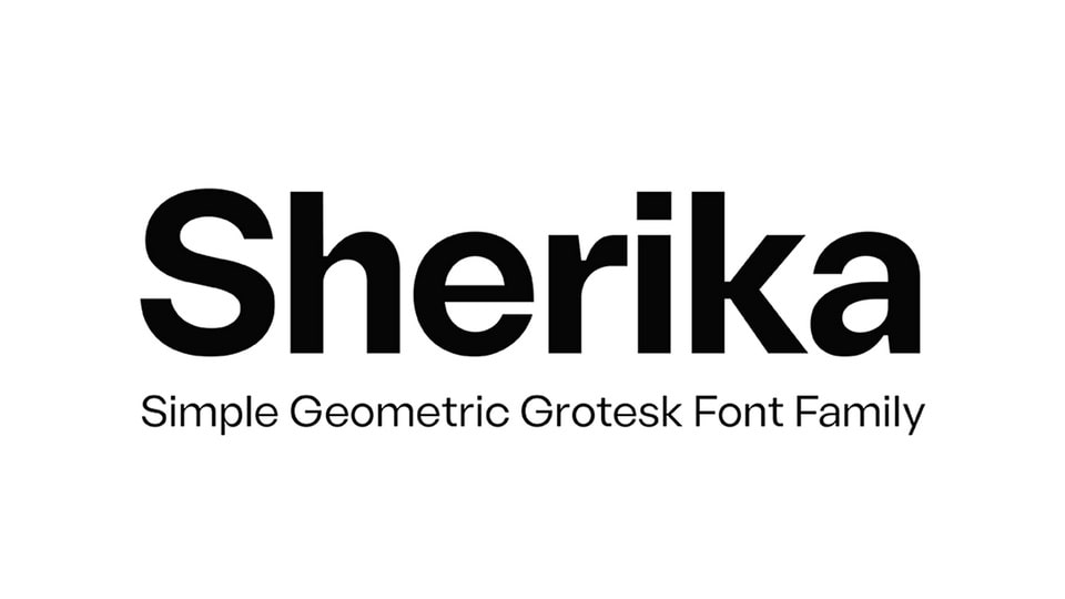 

Sherika Sans: A Modern and Versatile Sans Serif Typeface