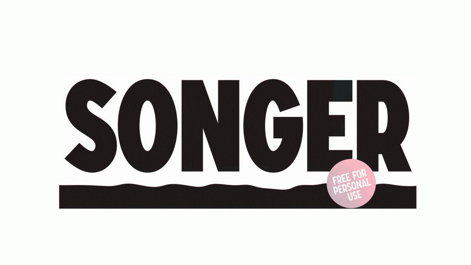 
SONGER: An Accredited Family of Low Contrast Monoline Fonts