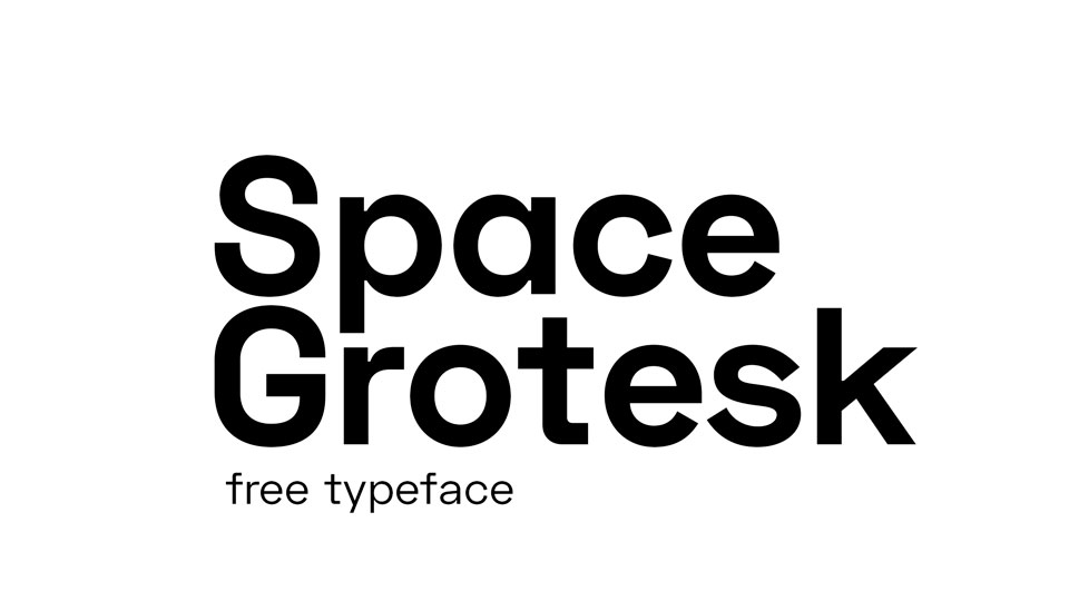
Space Grotesk: A Sans Serif Font Family Modified from Space Mono