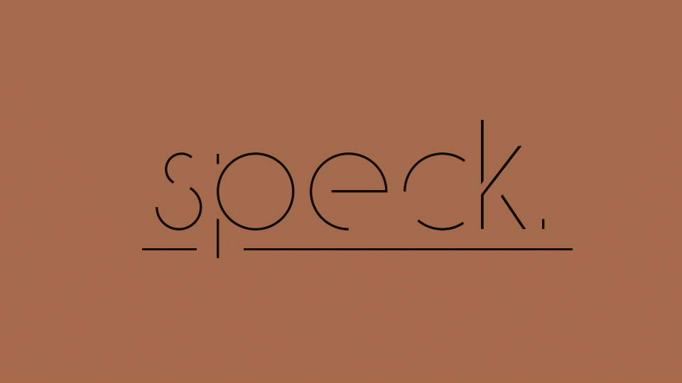 

Speck: A Modern and Clean Experimental Sans Serif Font