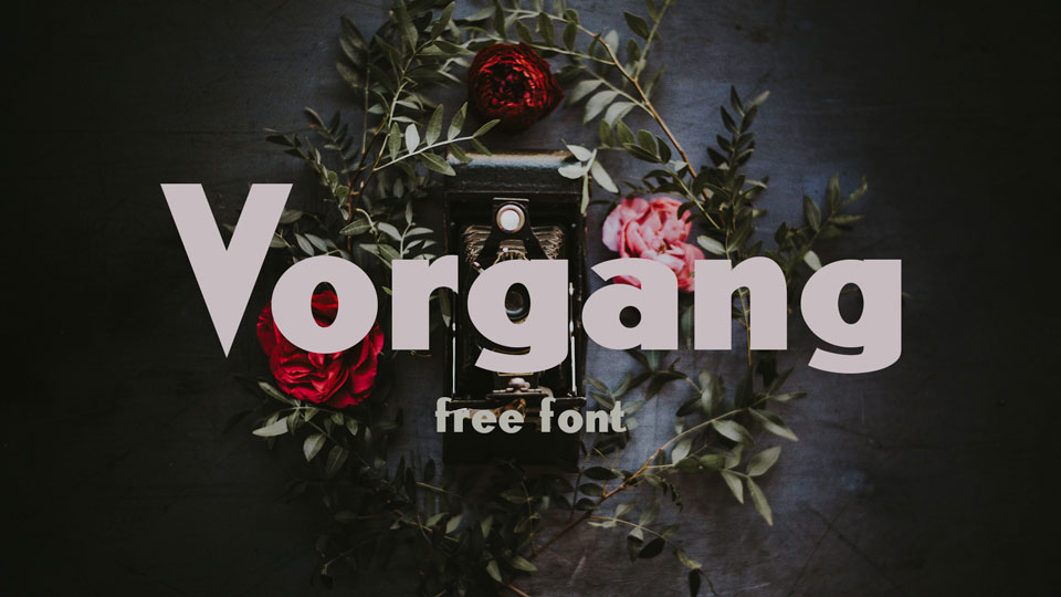 
Vorgang: Free Bold Sans Serif Font with Vintage Look