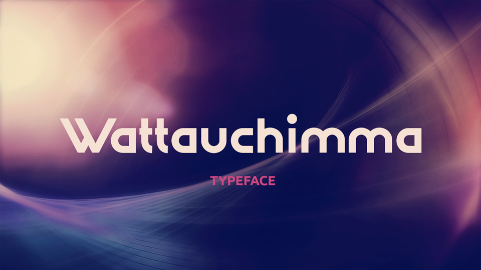 

Wattauchimma: A Remarkable Font with Bold Geometric Shapes and a Sleek, Modern Design