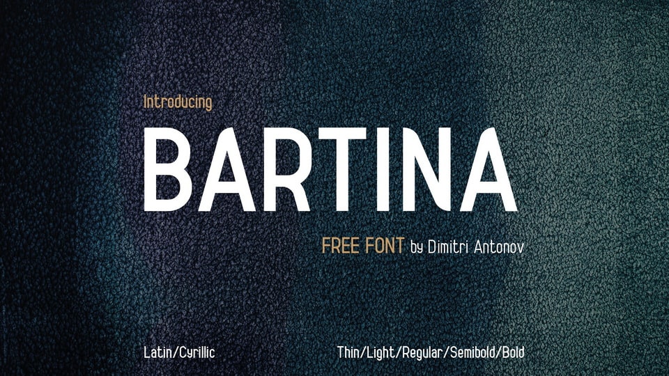

Bartina: A Unique and Versatile Grotesque Typeface for Your Next Design Project
