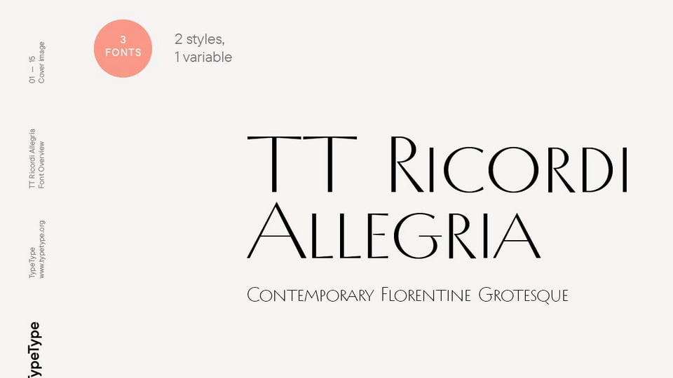 

TT Ricordi Allegria: A Versatile and Visually Pleasing Font