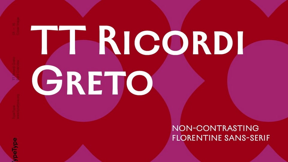 

TT Ricordi Greto: A Bold and Innovative Typeface from the TT Ricordi Collection