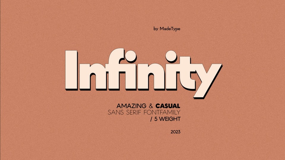 MADE Infinity: an Exceptional Sans Serif Typeface for Versatile Graphic Design