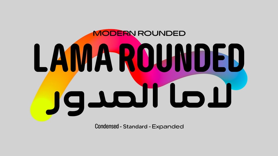  Lama Rounded: A Modern and Versatile Typeface Ideal for Various Design Projects