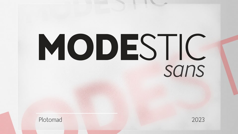 Modestic Sans: A Blend of Simplicity and Sophistication for Various Applications