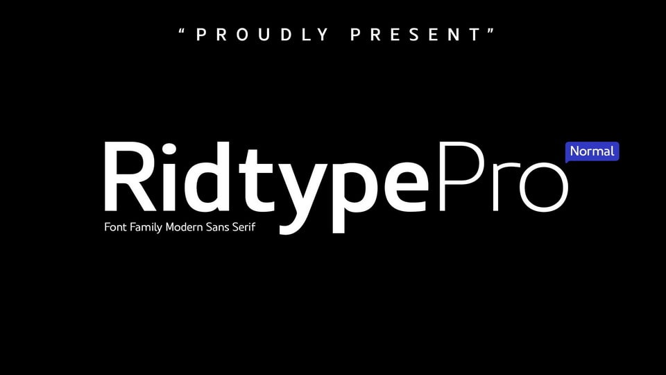 Ridtype Pro: A Custom Font Designed for Brand Versatility