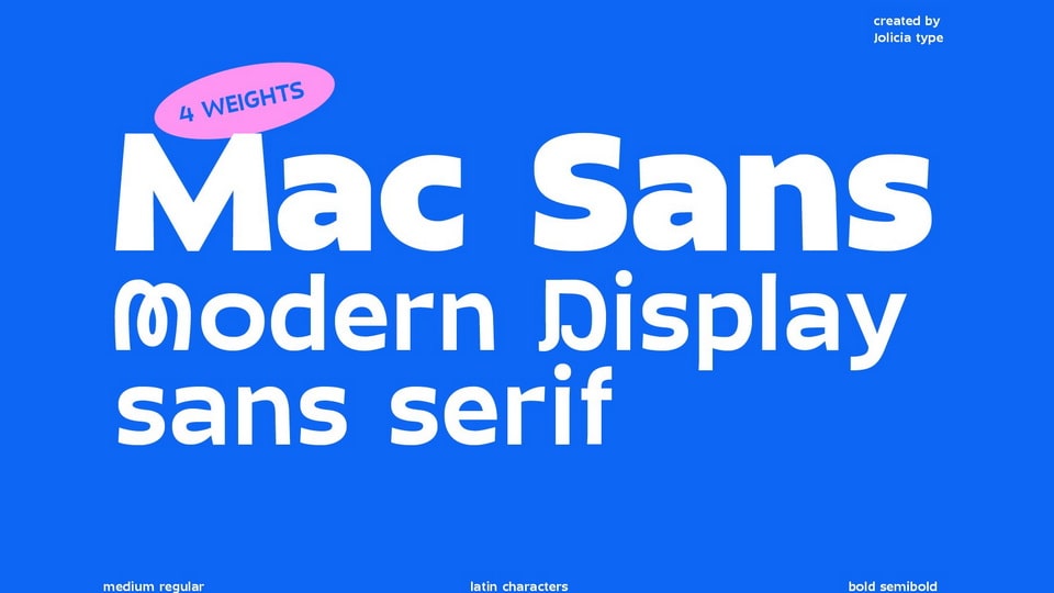 Mac Sans: The Modern Sans Serif Font of Distinctive Authority