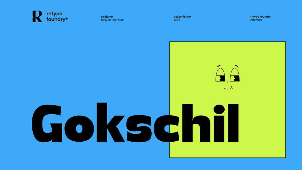 Gokschil: A Charming and Playful Display Font