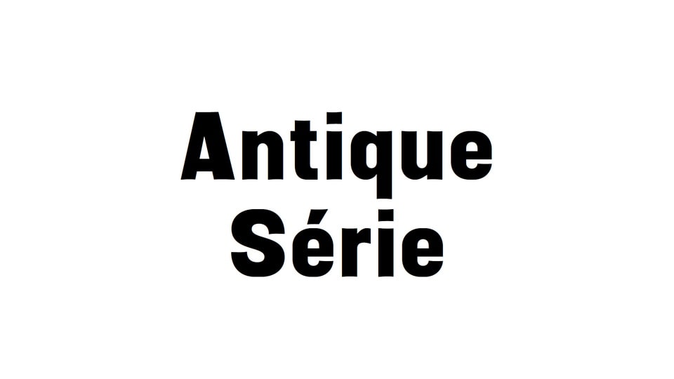 Antique Série: A Timeless Sans Serif Font Inspired by Industrial Typography