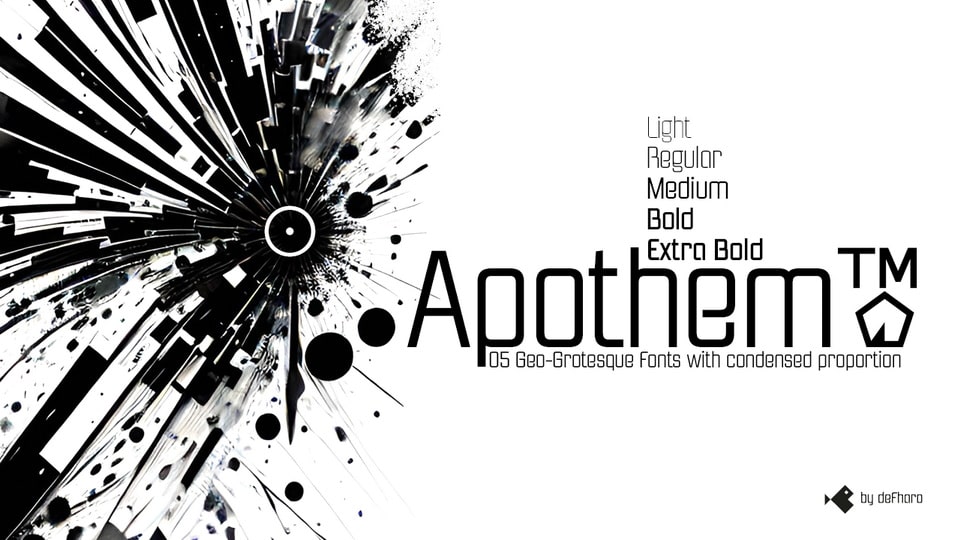 Apothem: A Versatile Condensed Typeface for Diverse Applications