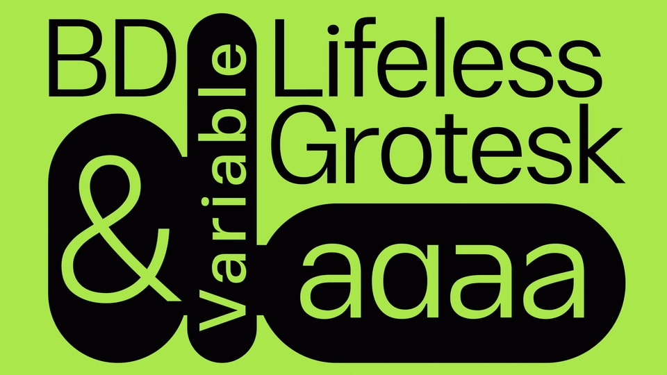 BD Lifeless Grotesk: A Versatile and Modern Sans-Serif Typeface