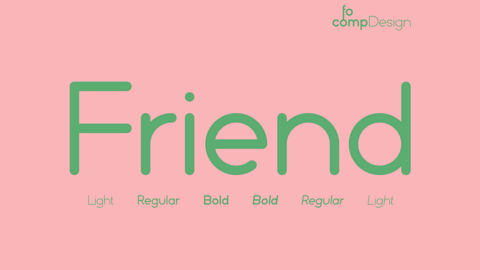 Friend Font: A Versatile and Welcoming Typeface