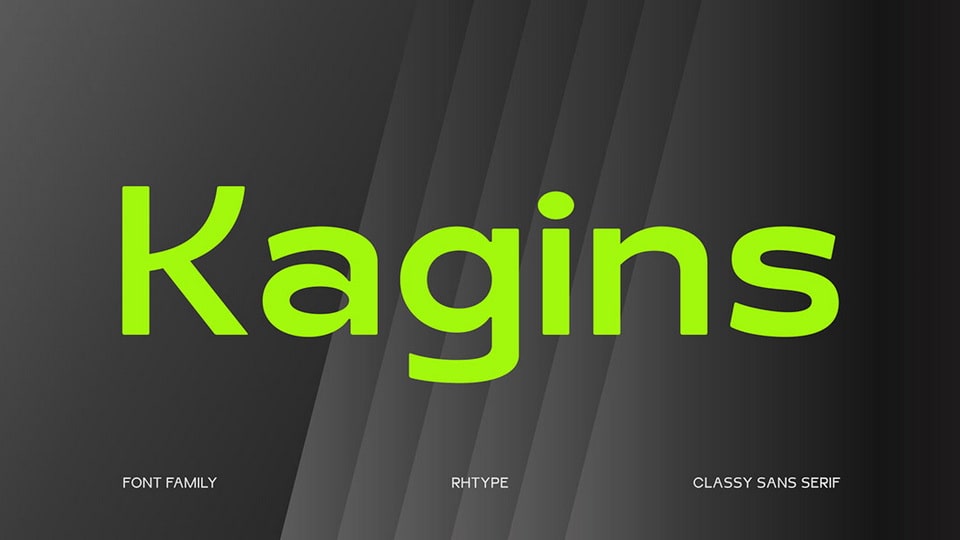 Kagins: A Modern Sans-Serif Font for Bold Typography