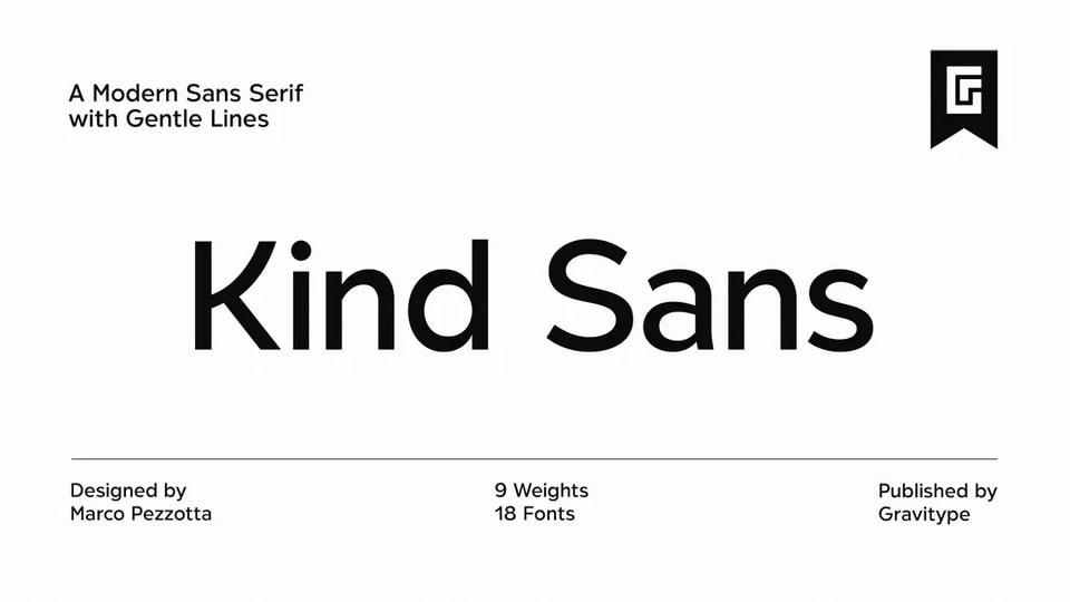 Kind Sans: A Refined and Inviting Sans Serif