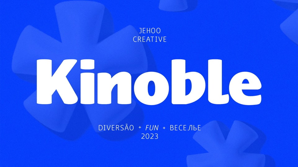 Kinoble: A Modern Sans-Serif Font with a Handwritten Touch